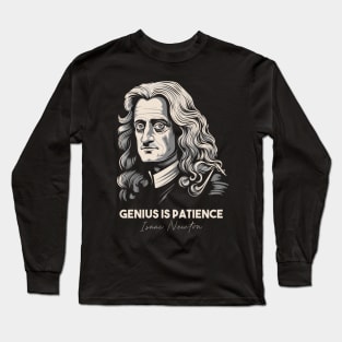 Isaac Newton Quotes Long Sleeve T-Shirt